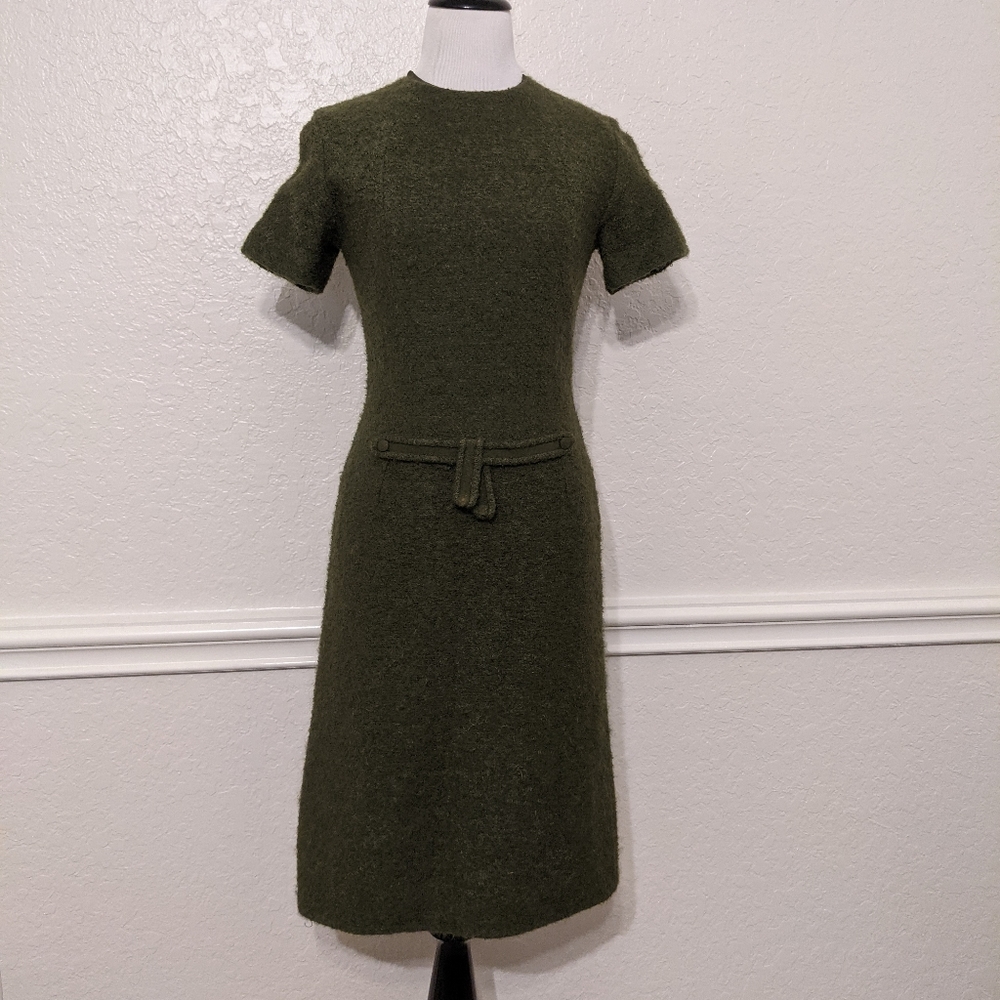 Vintage Elmoor of London Green Dress - Picture 2 of 8